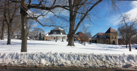 Bath City Park with Library and Gazebo